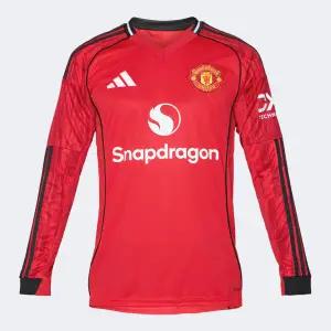 아디다스 맨유 25-26 홈 긴팔 저지_JP3037