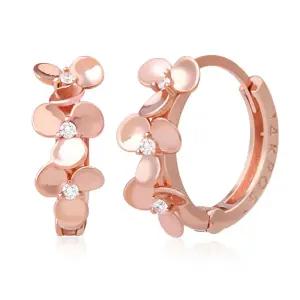 14K 금침 이어링 셀리나 꽃 꽃잎 플라워 심플 원터치 링 귀걸이