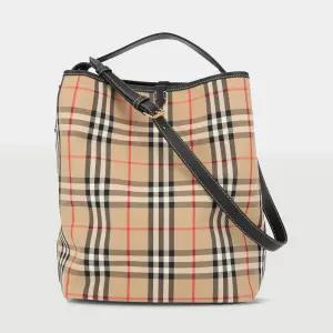 버버리 애쉬비 체크 미디움 숄더백 81021691