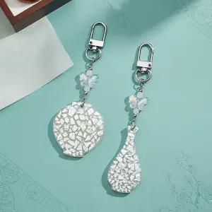 달항아리 자개 키링 만들기 DIY 키트 나전칠기 공예 전통 어르신 문화재 굿즈 선물