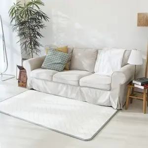 보온매트 심플 카페트형 헤링본 화이트 데일리 100X20 보온매트 냉기차단 카페트형보온매트