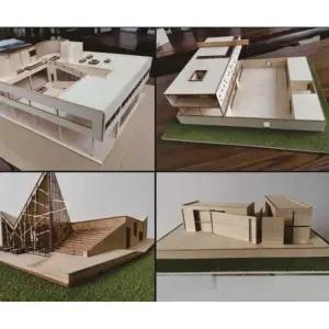 건축모형만들기 DIY 재료 작은집 조립 빌라 패키지 건축모형