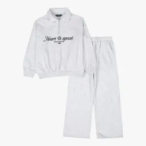 [롯데백화점]더데이걸즈 융기모 카라 반집업 셋업 TGMS25T02