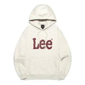 정식매장 LEE 25년 빅 트위치 로고 후드 티셔츠 오트밀 LE2503HD01OT 긴팔티셔츠