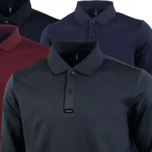 남자 기모 카라 티 따뜻한 캐주얼 티셔츠 소프트 카라 티 남녀공용 겨울 가을 라운딩티 에리티 여성 여자