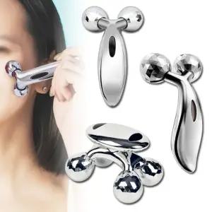 페이스 롤러 니들 얼굴 마사지 윤곽 롤링 홈케어 리프팅 3D 4D 기구 셀프 붓기 미니