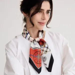 [갤러리아] [닥스] 실크100 미니 스카프 FKD502I