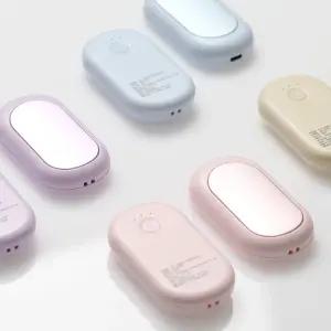 MAX 듀얼 마그네틱 손난로 보조배터리 양손 USB 충전식 휴대용 발열 핫팩 Q21