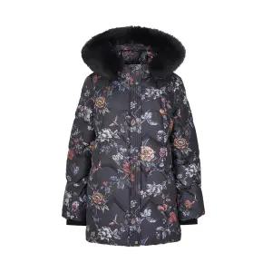 [크로커다일레이디] 크로커다일레이디 프린트 덕다운 패딩점퍼CLCWDW106