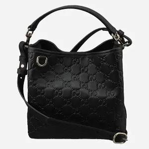 5F 815118 AAFDV 1000 GG 엠블럼 스몰 버킷백 블랙