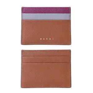 [명품] 골드로고 배색 사피아노 카드홀더PFMOQ04U20 LV520 Z563N