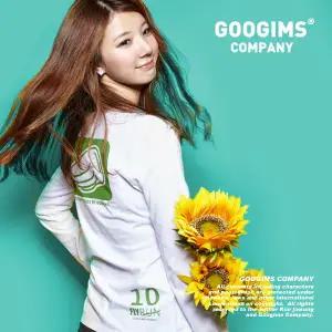 구김스 1102_ 플라이 날개 자수 긴팔티셔츠