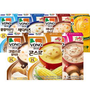 보노 컵 스프 6개 / 12개 골라담기 [콘스프/포타주/단호박/클램차우더/체다치즈]