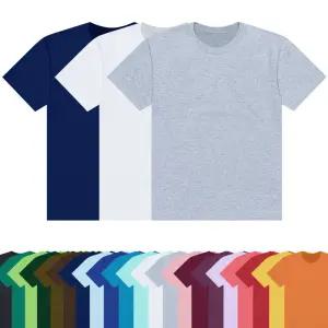 빅사이즈 무지 기본 티셔츠 라운드 브이넥 30수 20수 2XL-9XL