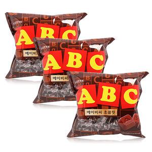 롯데제과 6000 ABC 초콜릿 x 3개,초코 간식