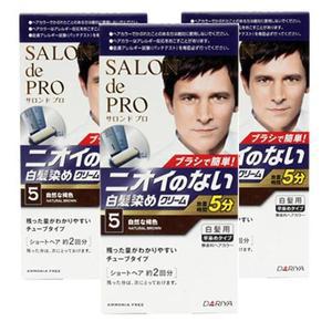 살롱드프로무향료헤어컬러맨즈스피디 새치염색 부분염색 남성용3개/1세트