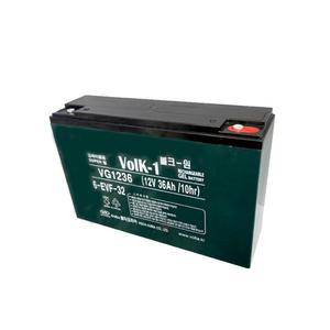 VG1236 6-EVF-32 12V 32Ah 배터리 밧데리 전동차 산업용 볼크원 장난감 무보수 밀폐형