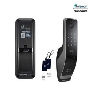 [게이트맨]전국설치 게이트맨 G-CLICK scan+ 무타공 지문인식 푸시풀도어락 후...