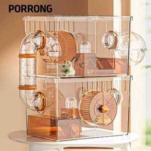 porrong 골든햄스터케이지 햄스터 케이지 사육장
