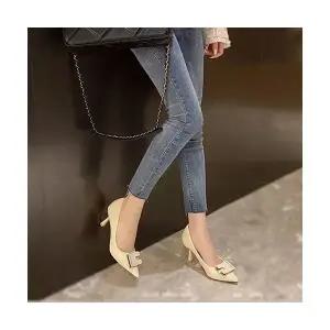 제이시 발편한 여자웨딩슈즈 7cm 정장구두 K056