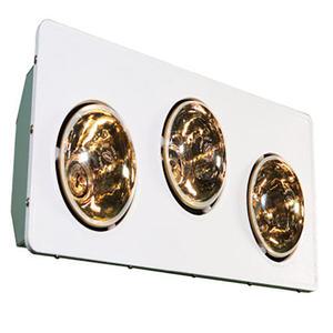 하임굿즈 욕실히터 3구 난로 온열기 난방기 벽걸이형 골드 NC-H3E