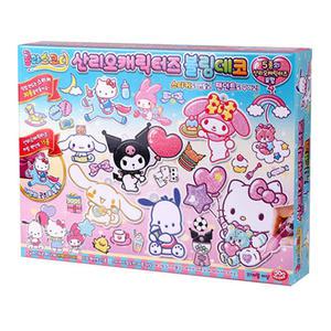 글라스코디 산리오캐릭터즈 블링데코 5종 캐릭터 미술 놀이 만들기 시나모롤 포차코 마멜 쿠로미 키티