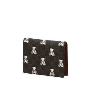 [닥스](센텀시티점)DCWA5E793W3[DAKS BEAR] 브라운 패턴 소가죽 카드지갑