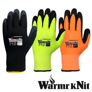 핸드맥스 워머니트 / 방한장갑 폴리아크릴 기모안감 겨울 작업용 라텍스 반코팅 등산 스포츠