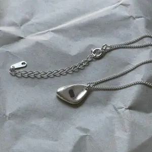 925실버 초크 삼각팬던트목걸이 레이어드 세모 은목걸이