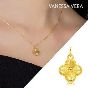 바네사베라 24K 순금 벨라 크로버 펜던트
