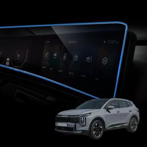 MAYTON 더뉴 스포티지 NQ5 페이스리프트 네비 공조기 네비게이션 보호필름 세트