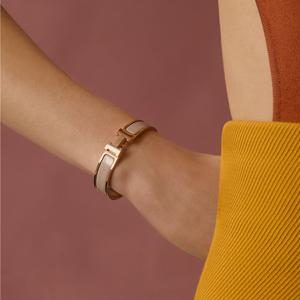 에르메스 클릭아슈팔찌 Clic H bracelet H700001FO19PM 마롱 글라세