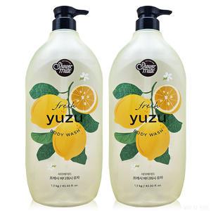 샤워메이트 파머스 바디워시 유자향 1.2kg 2개