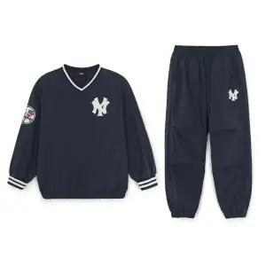 갤러리아 MLB키즈 쿠퍼스 로고 우븐 맨투맨 세트(7AS2B1156-50NYD)