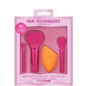 리얼테크닉스 미니 휴대 홀리 브러쉬 3종 + 스펀지