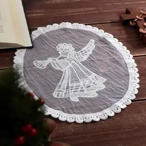 025 타원 천사 협탁 러그 실리콘테이블매트 실리콘매트 실리콘식탁매트 방수식탁매트 유리대용