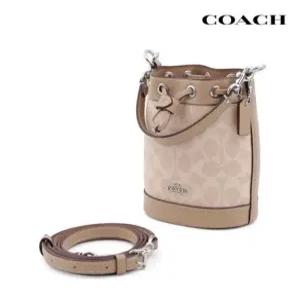 [백화점 AS 가능] 코치 크로스백 복조리 버킷백 가죽 명품 가방 CW299SVPWH