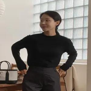 보들 비스코스 베이직 반폴라 니트(5color)