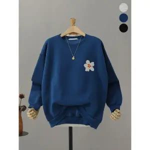 [모노시크]테미스 기모 꽃자수 맨투맨 MNTG423_P407920069