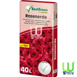 독일 Floragard 플로라가드 장미 전용상토 - 40L 장미흙 장미분갈이흙 장미피트모스