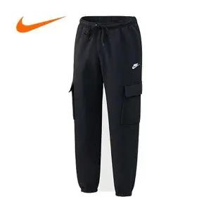 [하프클럽/] 츄리닝 클럽 플리스 오픈햄 카고팬츠 FN 블랙 기모 국내AS