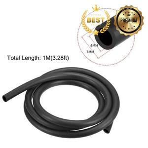 파이프 블랙 연료 라인 호스 NBR 4mm ID 디젤 가솔린 워터 엔진 파이프 혼다 스즈키 오토바이 액세서리 1M