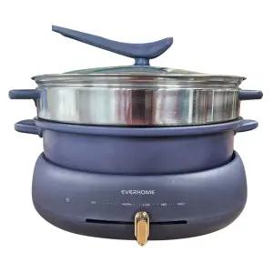 에버홈 스팀 멀티쿠커 EV-MP8000 분리형 전골냄비 그릴팬