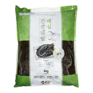 반찬단지 매실 간장깻잎 4kg