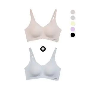 크로커다일 언더웨어 시크릿세일 라이크라 인견쉘론 몰드부착 더블스트랩 감탄브라 1+1 택1 CDIJ022_SELECT