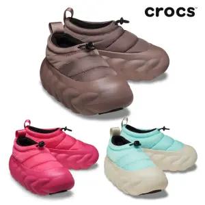 [크록스](하남점)[남녀공용] 오버퍼프 쇼티 3종 210668-0LF외 크록스 샌들 슬리퍼 지비츠 겨울 퀼팅슈즈...