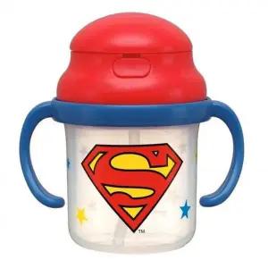 양손잡이 유아 캐릭터 스트로 머그컵 겨울철 물컵 슈퍼맨