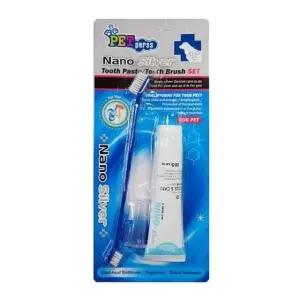 강아지전용 치아 잇몸 관리 충치예방 치약 칫솔 세트 (WFFMBJW)