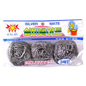 성진 실버메이트 스텐레스 수세미 3P 영화몰