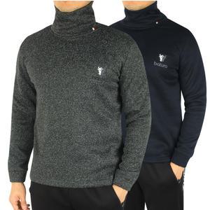 겨울 두툼한 기모 스판 긴목 폴라티셔츠 남자티셔츠 TWBT-8B